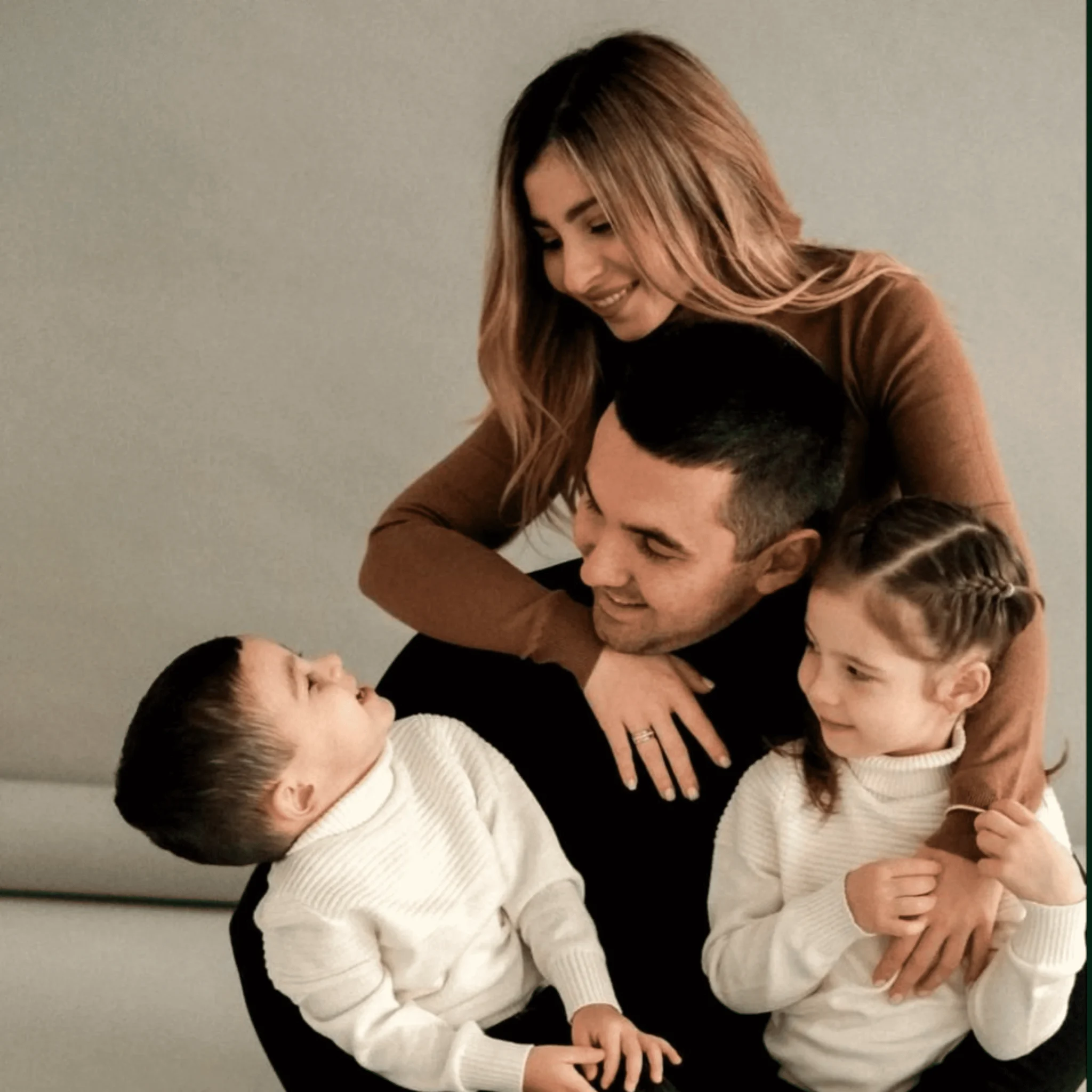 Happy family representing family law, child custody, parenting, and legal support services