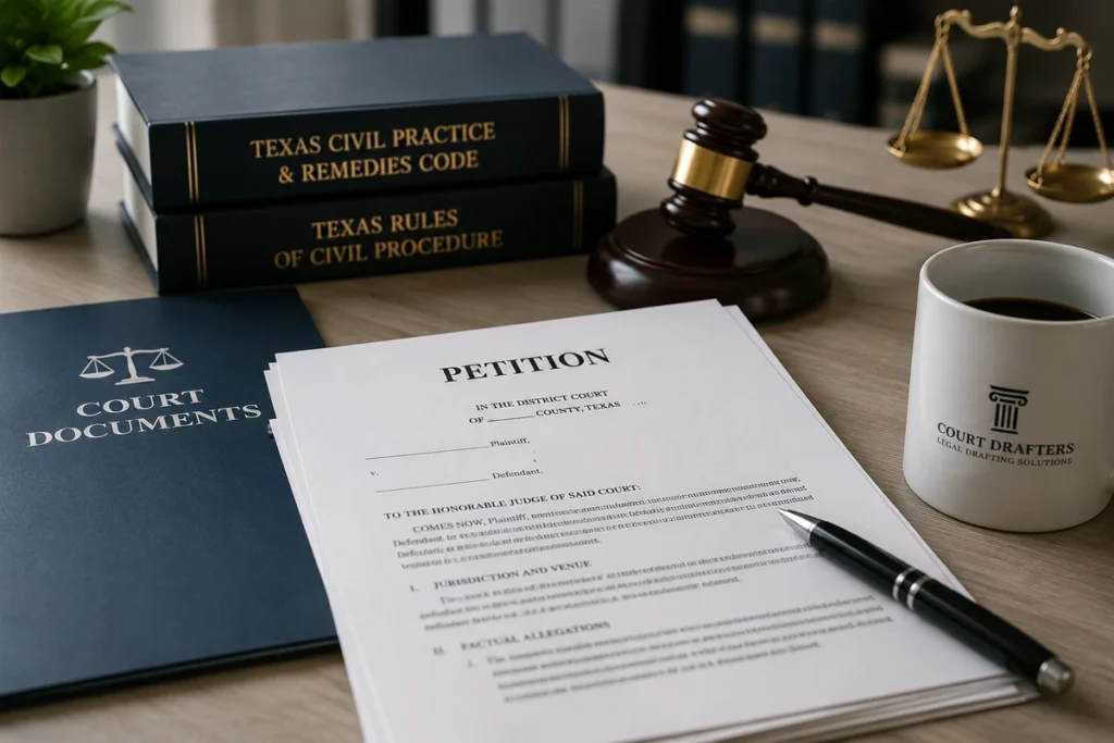 Court document drafting services in Texas
