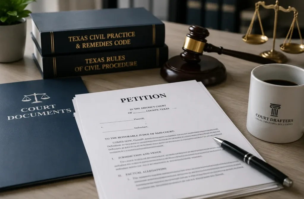 Texas divorce papers and document preparation guide for how to get divorce papers in Texas